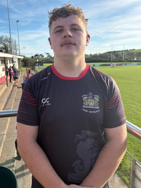 Lewis Rossiter - MoM for Tenby United Athletic Lewis Rossiter - MoM for Tenby United Athletic